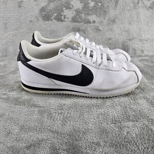 Nike Cortez Shoes Mens Size 8 White With Black Swoosh 819719